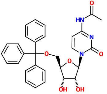 MC080634 5'-O-Trt-N4-Ac-rC (图片) MC080634 5'-O-Trt-N4-Ac-rC